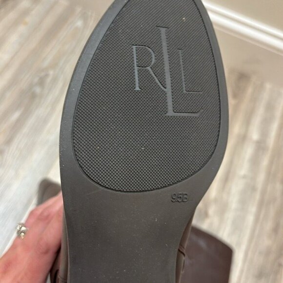 Ralph Lauren  brown WOMEN''S  Elegant leather riding boots size 9.5 NEW - Picture 7 of 11